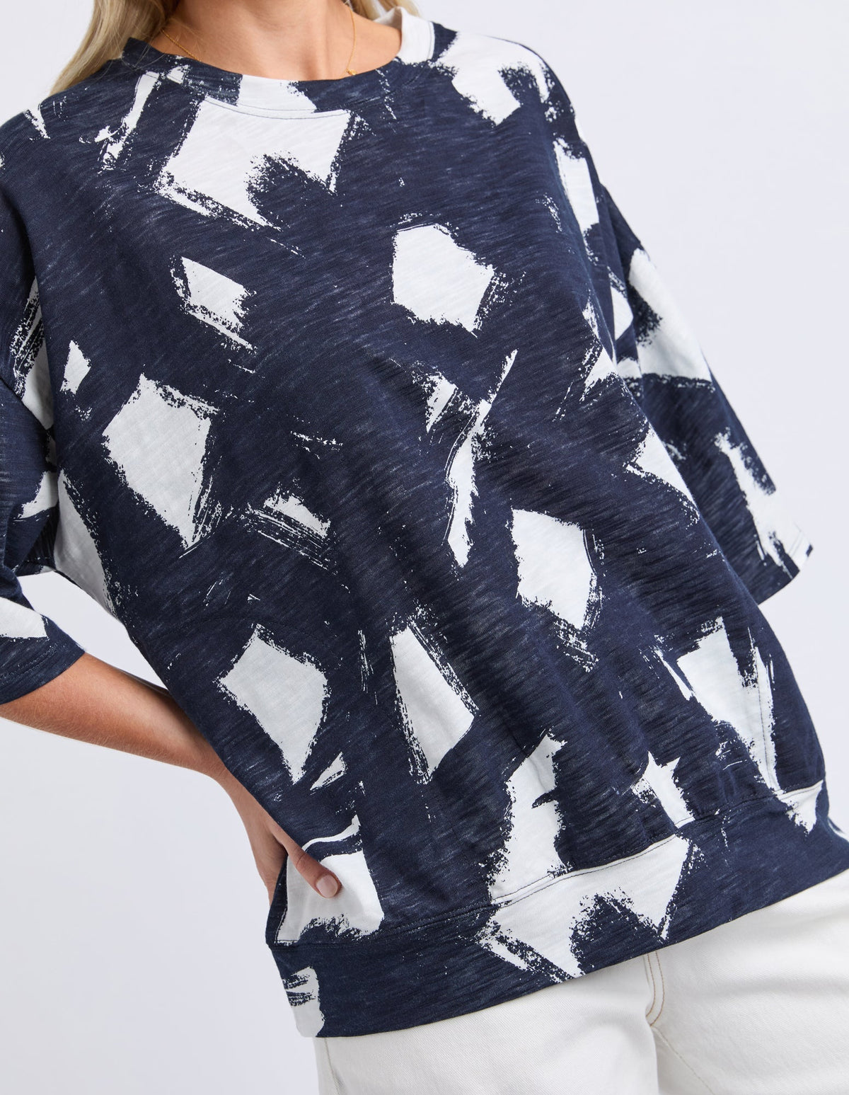 KLEE SWEAT ALL OVER PRINT MULTI_by_ELM_women's_in_New Zealand_ DETAIL _