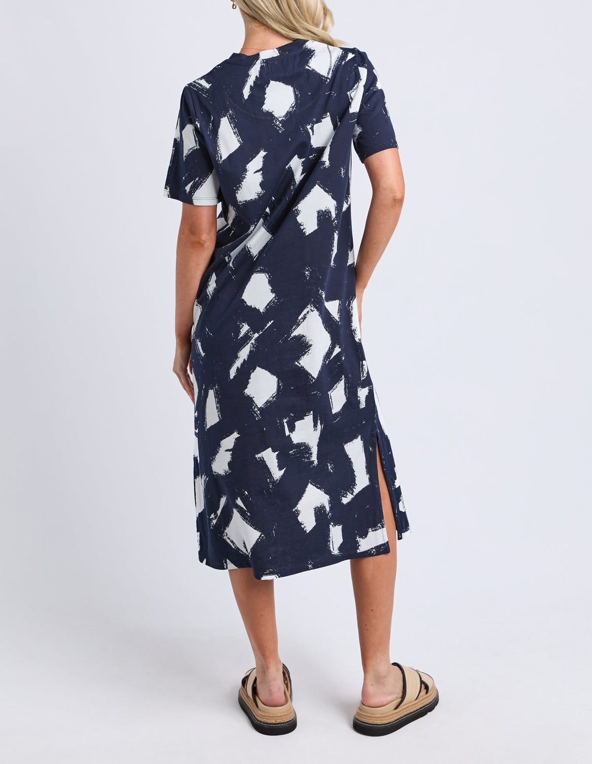 KLEE TEE DRESS ALL OVER PRINT MULTI_by_ELM_women's_in_New Zealand_ BACK _