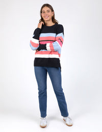 ELM_LACEY STRIPE KNIT _ LACEY STRIPE KNIT _ Ebony Boutique NZ