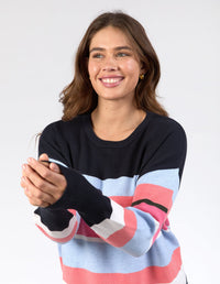 ELM_LACEY STRIPE KNIT _ LACEY STRIPE KNIT _ Ebony Boutique NZ