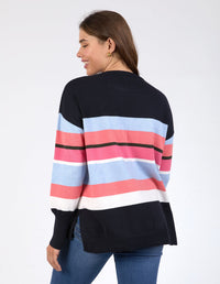 ELM_LACEY STRIPE KNIT _ LACEY STRIPE KNIT _ Ebony Boutique NZ