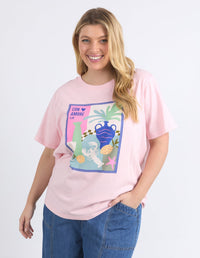 LONG LUNCH TEE_by_ELM_women's_in_New Zealand_ ELM_LONG LUNCH TEE _ LONG LUNCH TEE _ Ebony Boutique NZ _