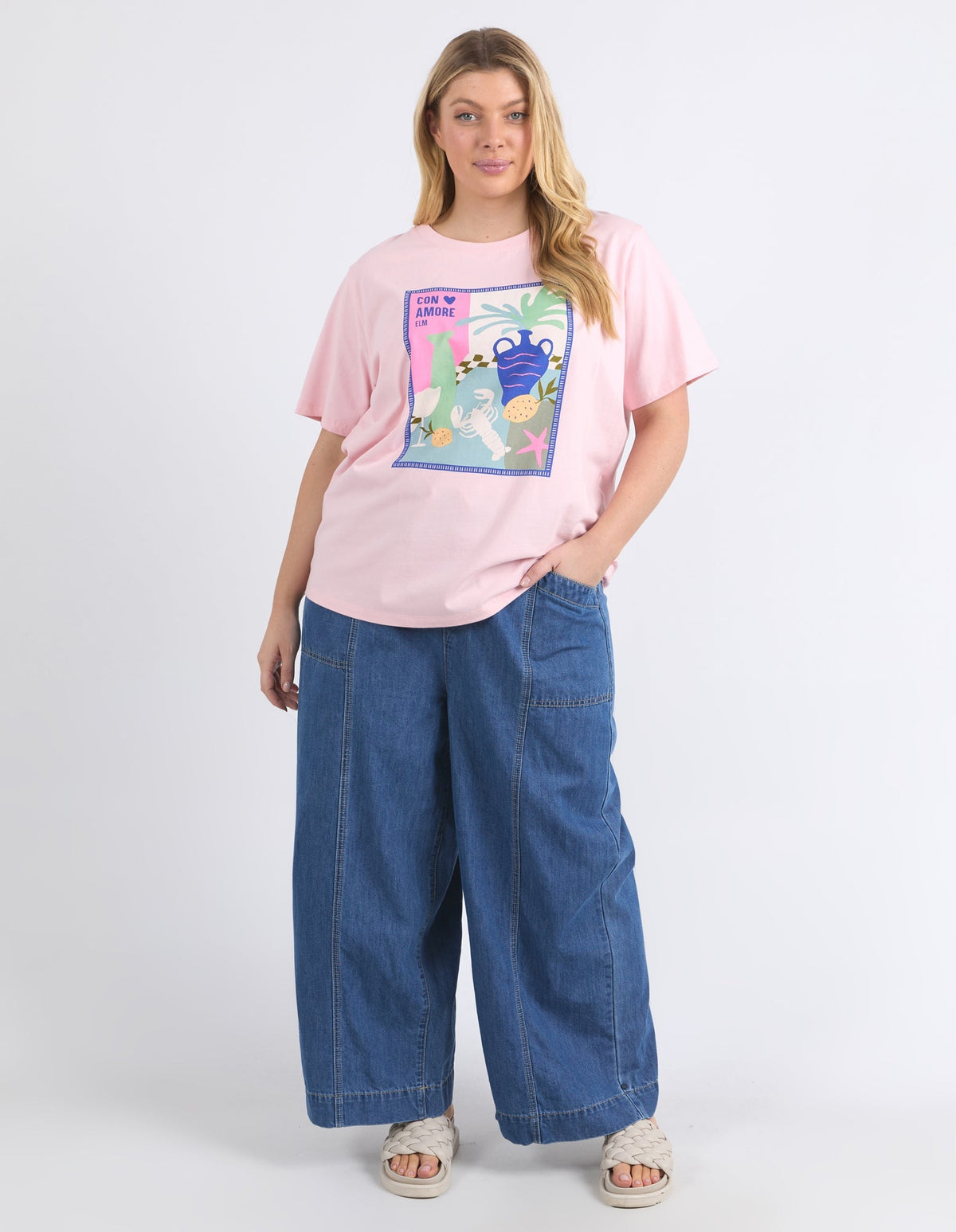 LONG LUNCH TEE_by_ELM_women's_in_New Zealand_ ELM_LONG LUNCH TEE _ LONG LUNCH TEE _ Ebony Boutique NZ _