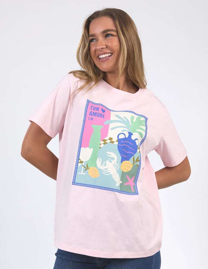 LONG LUNCH TEE_by_ELM_women's_in_New Zealand_ ELM_LONG LUNCH TEE _ LONG LUNCH TEE _ Ebony Boutique NZ _
