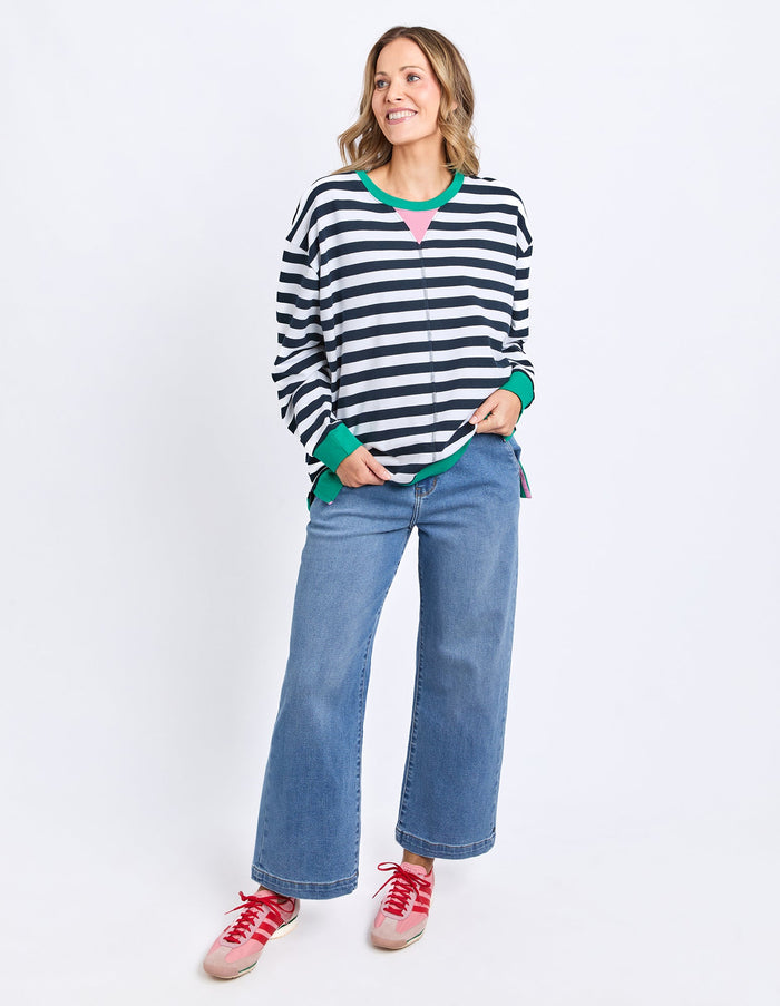 ELM_MAPS CREW.NAVY _ MAPS CREW.NAVY _ Ebony Boutique NZ