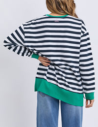 ELM_MAPS CREW.NAVY _ MAPS CREW.NAVY _ Ebony Boutique NZ