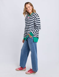 ELM_MAPS CREW.NAVY _ MAPS CREW.NAVY _ Ebony Boutique NZ