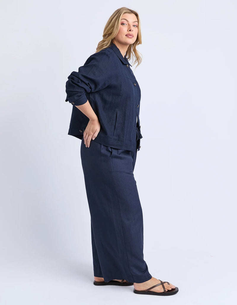 ELM_MAYLEE JACKET NAVY _ MAYLEE JACKET NAVY _ Ebony Boutique NZ