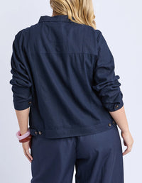 ELM_MAYLEE JACKET NAVY _ MAYLEE JACKET NAVY _ Ebony Boutique NZ