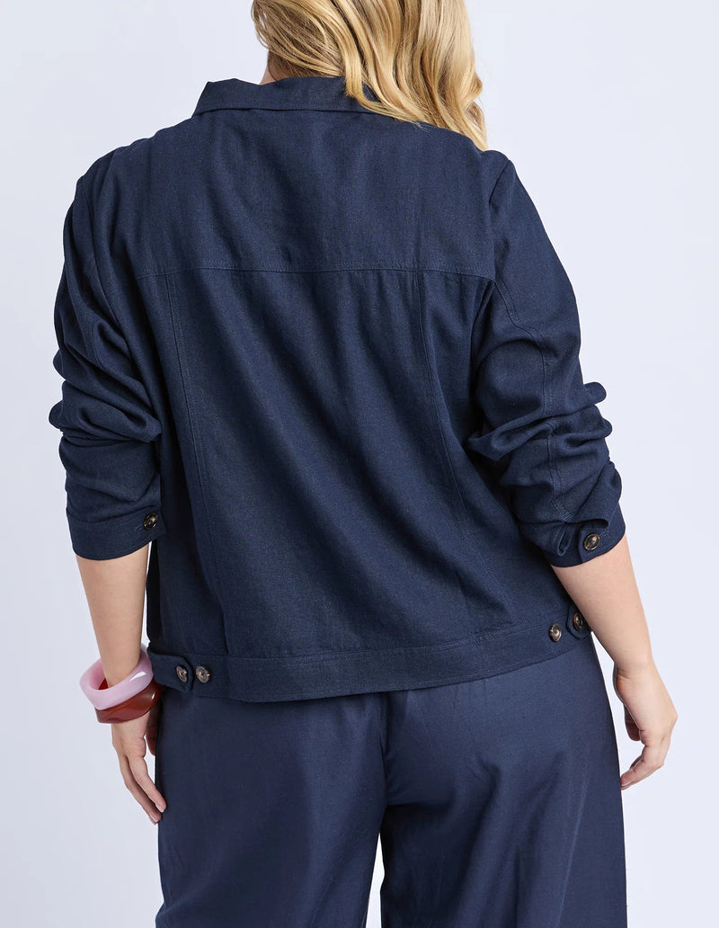 ELM_MAYLEE JACKET NAVY _ MAYLEE JACKET NAVY _ Ebony Boutique NZ