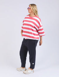 ELM_MAZIE BLOCK STRIPE SWEAT _ MAZIE BLOCK STRIPE SWEAT _ Ebony Boutique NZ