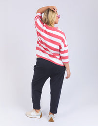 ELM_MAZIE BLOCK STRIPE SWEAT _ MAZIE BLOCK STRIPE SWEAT _ Ebony Boutique NZ