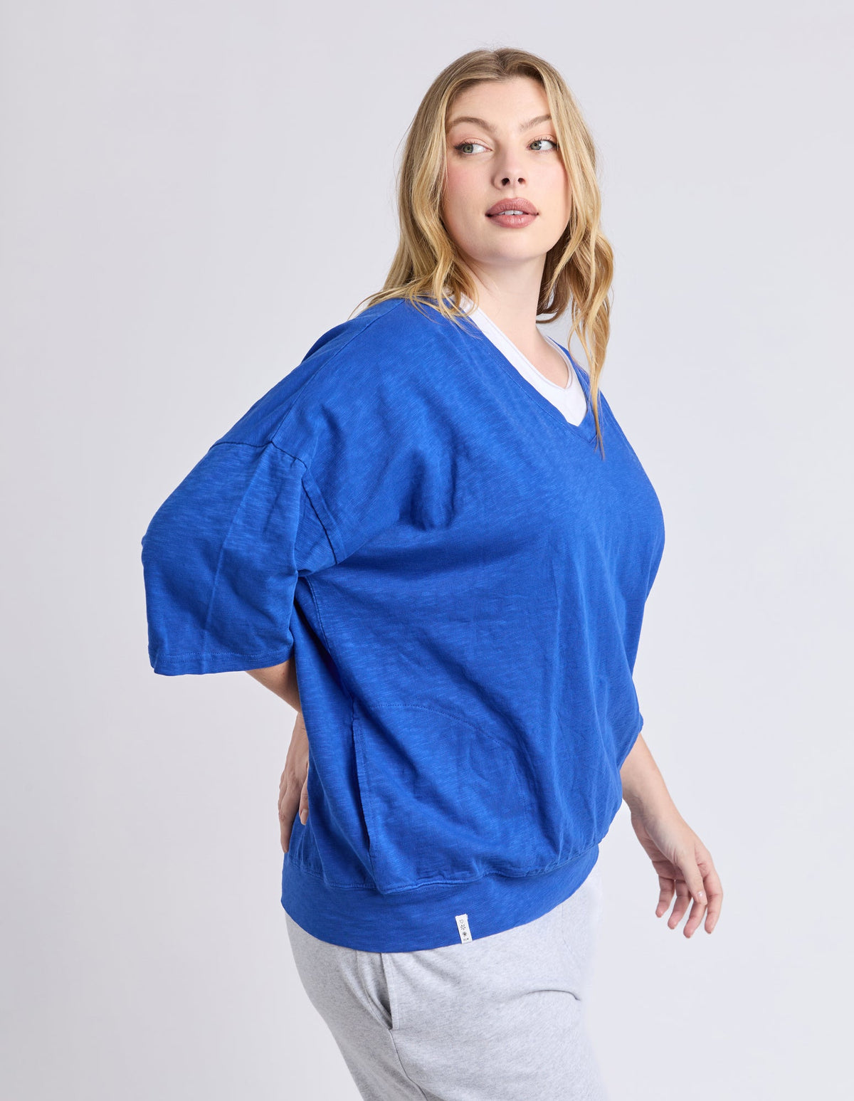 ELM_MAZIE VEE VECK FRENCH BLUE _ MAZIE VEE VECK FRENCH BLUE _ Ebony Boutique NZ