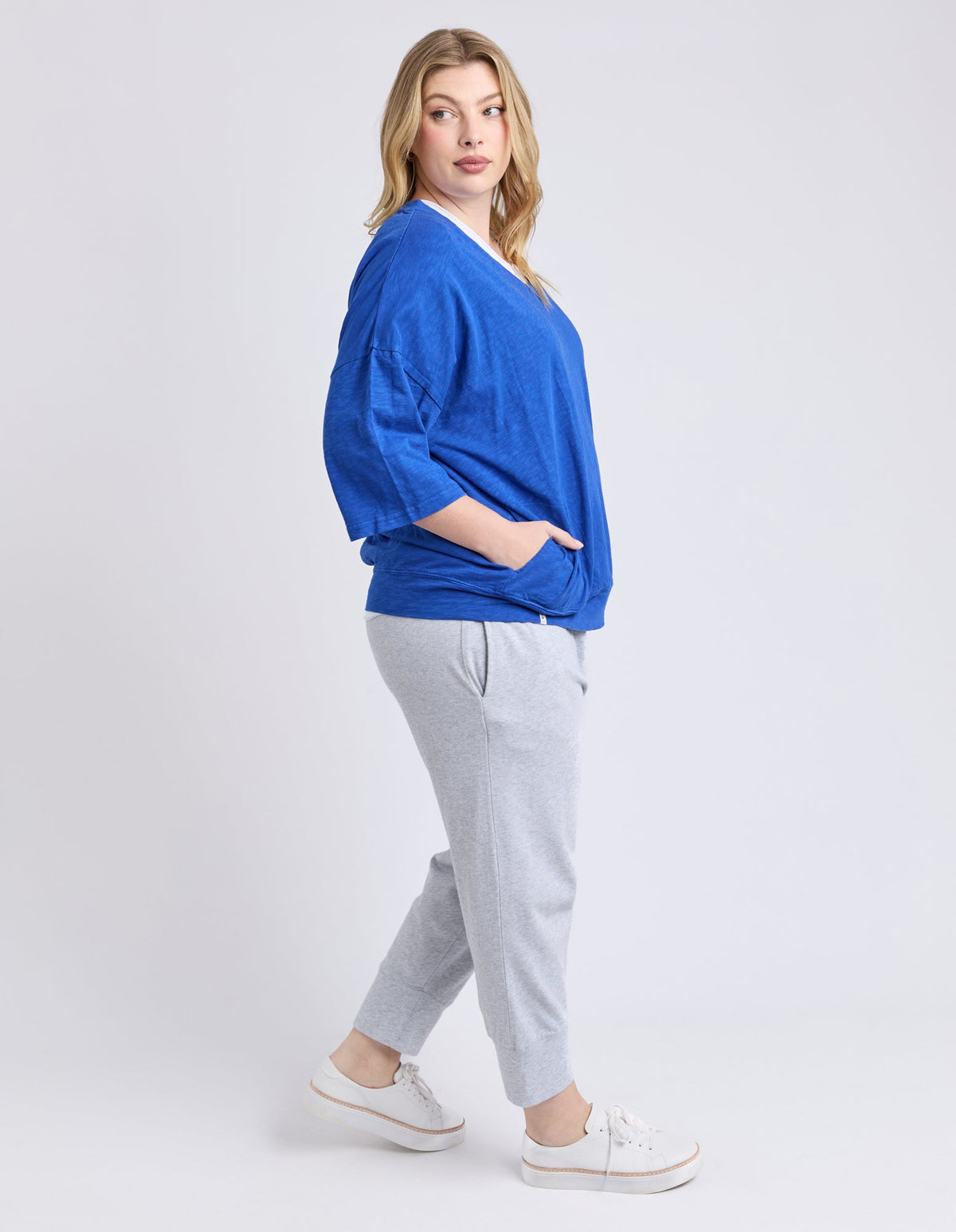 ELM_MAZIE VEE VECK FRENCH BLUE _ MAZIE VEE VECK FRENCH BLUE _ Ebony Boutique NZ