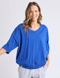 ELM_MAZIE VEE VECK FRENCH BLUE _ MAZIE VEE VECK FRENCH BLUE _ Ebony Boutique NZ