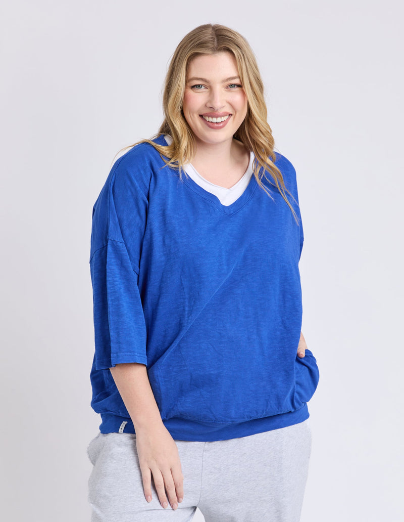ELM_MAZIE VEE VECK FRENCH BLUE _ MAZIE VEE VECK FRENCH BLUE _ Ebony Boutique NZ