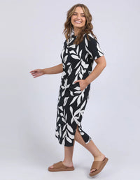 ELM_MIMOSA TEE DRESS BLACK _ MIMOSA TEE DRESS BLACK _ Ebony Boutique NZ
