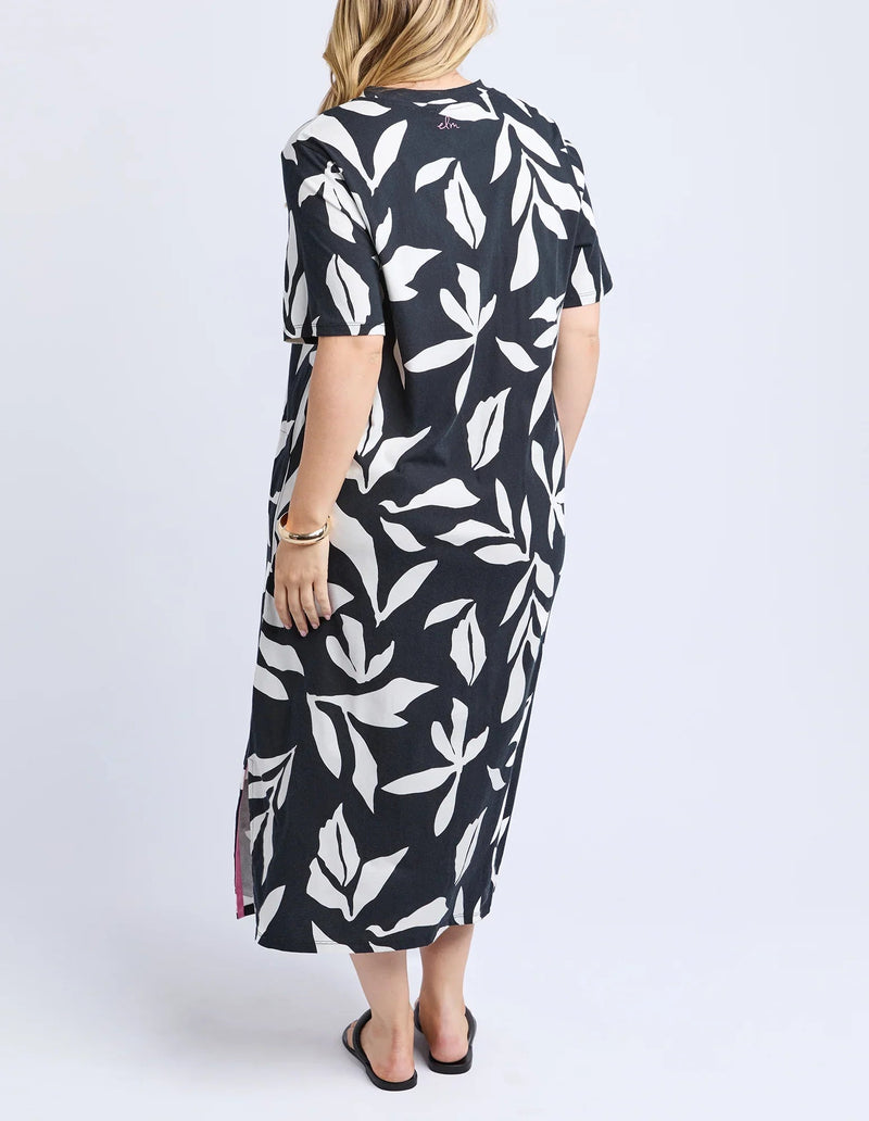 ELM_MIMOSA TEE DRESS BLACK _ MIMOSA TEE DRESS BLACK _ Ebony Boutique NZ