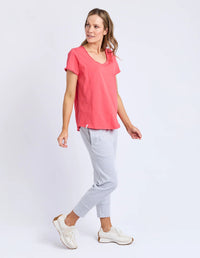 ELM_PIMA VEE TEE CAYENNE _ PIMA VEE TEE CAYENNE _ Ebony Boutique NZ