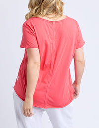 ELM_PIMA VEE TEE CAYENNE _ PIMA VEE TEE CAYENNE _ Ebony Boutique NZ