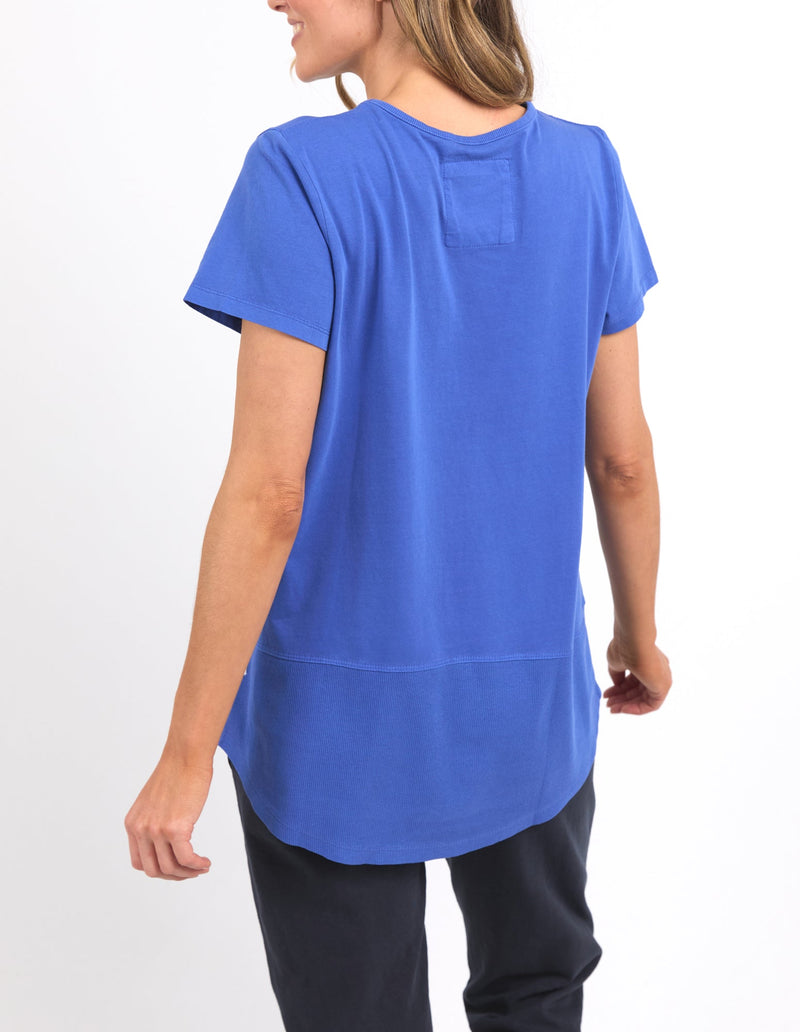 ELM_RIB SHORT SLEEVE TEE _ RIB SHORT SLEEVE TEE _ Ebony Boutique NZ