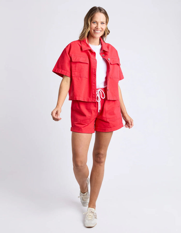 ELM_SCOTTIE SHORT SLEEVE SHIRT _ SCOTTIE SHORT SLEEVE SHIRT _ Ebony Boutique NZ