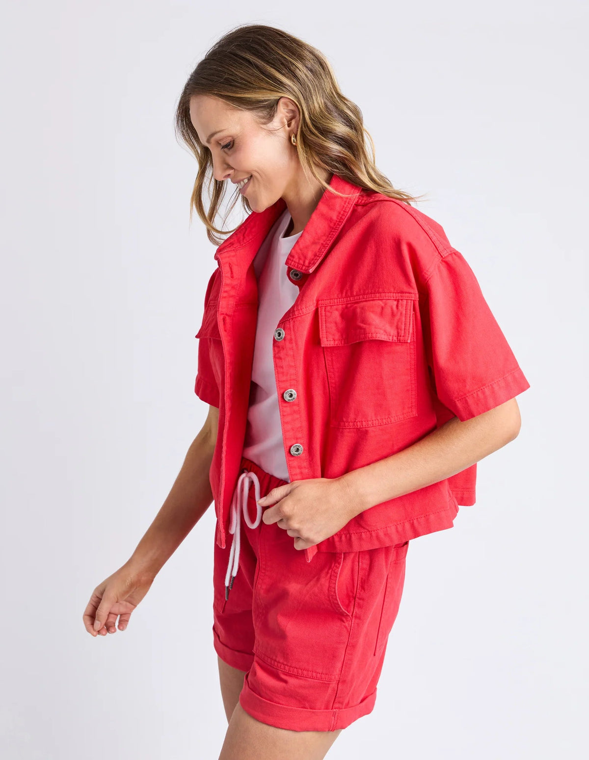 ELM_SCOTTIE SHORT SLEEVE SHIRT _ SCOTTIE SHORT SLEEVE SHIRT _ Ebony Boutique NZ