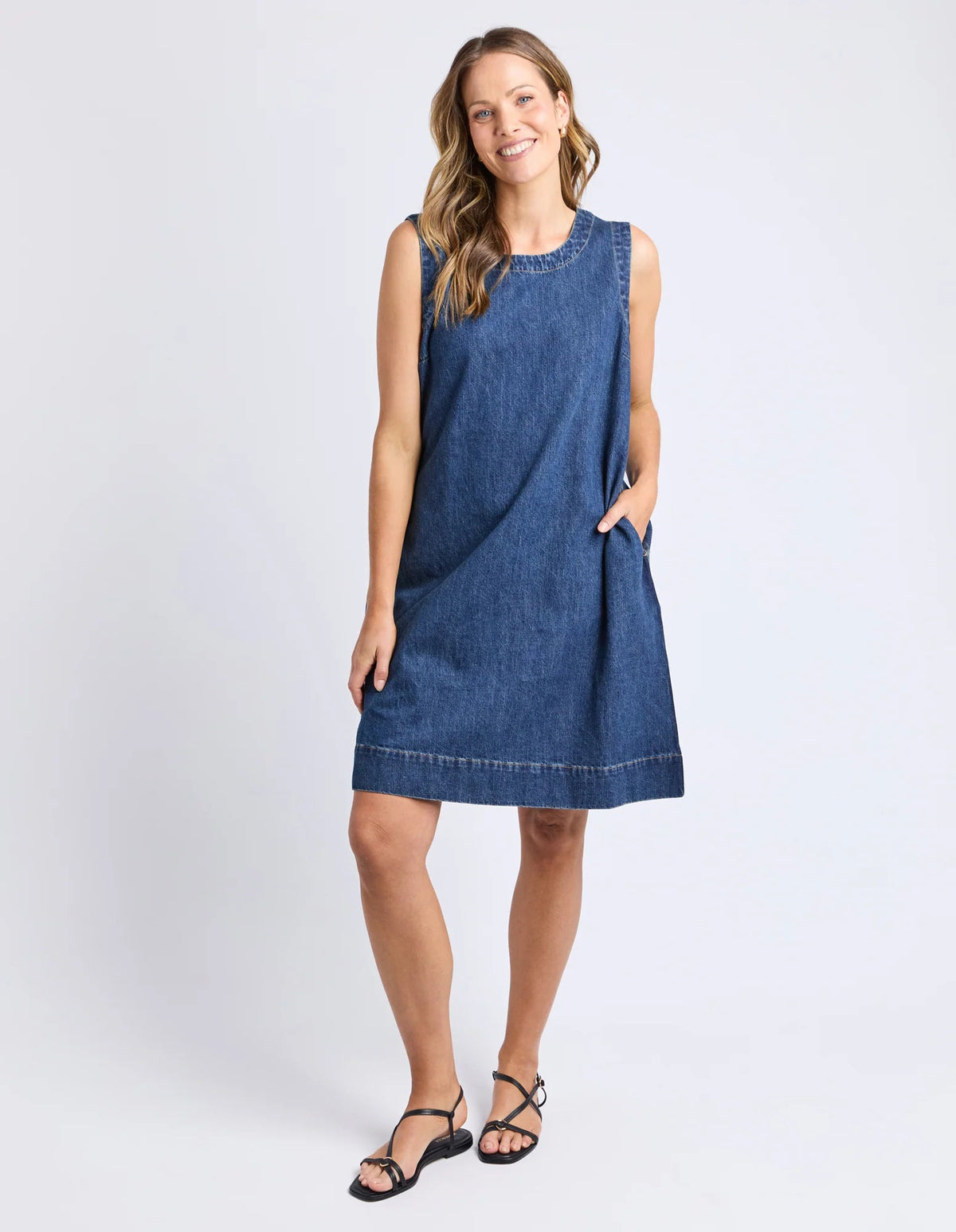 ELM_SONNY DENIM DRESS _ SONNY DENIM DRESS _ Ebony Boutique NZ