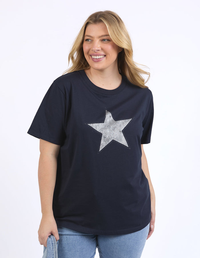 ELM_SPARKLE STAR TEE _ SPARKLE STAR TEE _ Ebony Boutique NZ