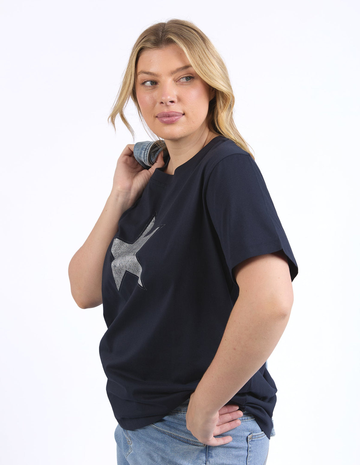 ELM_SPARKLE STAR TEE _ SPARKLE STAR TEE _ Ebony Boutique NZ