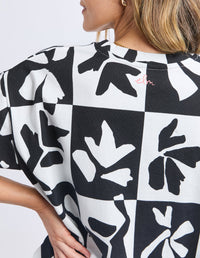 ELM_SPLICE TEE _ SPLICE TEE _ Ebony Boutique NZ