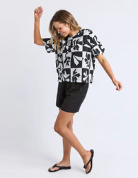 ELM_SPLICE TEE _ SPLICE TEE _ Ebony Boutique NZ