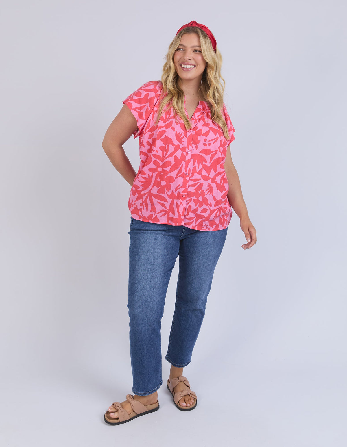 ELM_SUNSET HOUR BLOUSE _ SUNSET HOUR BLOUSE _ Ebony Boutique NZ