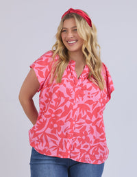 ELM_SUNSET HOUR BLOUSE _ SUNSET HOUR BLOUSE _ Ebony Boutique NZ