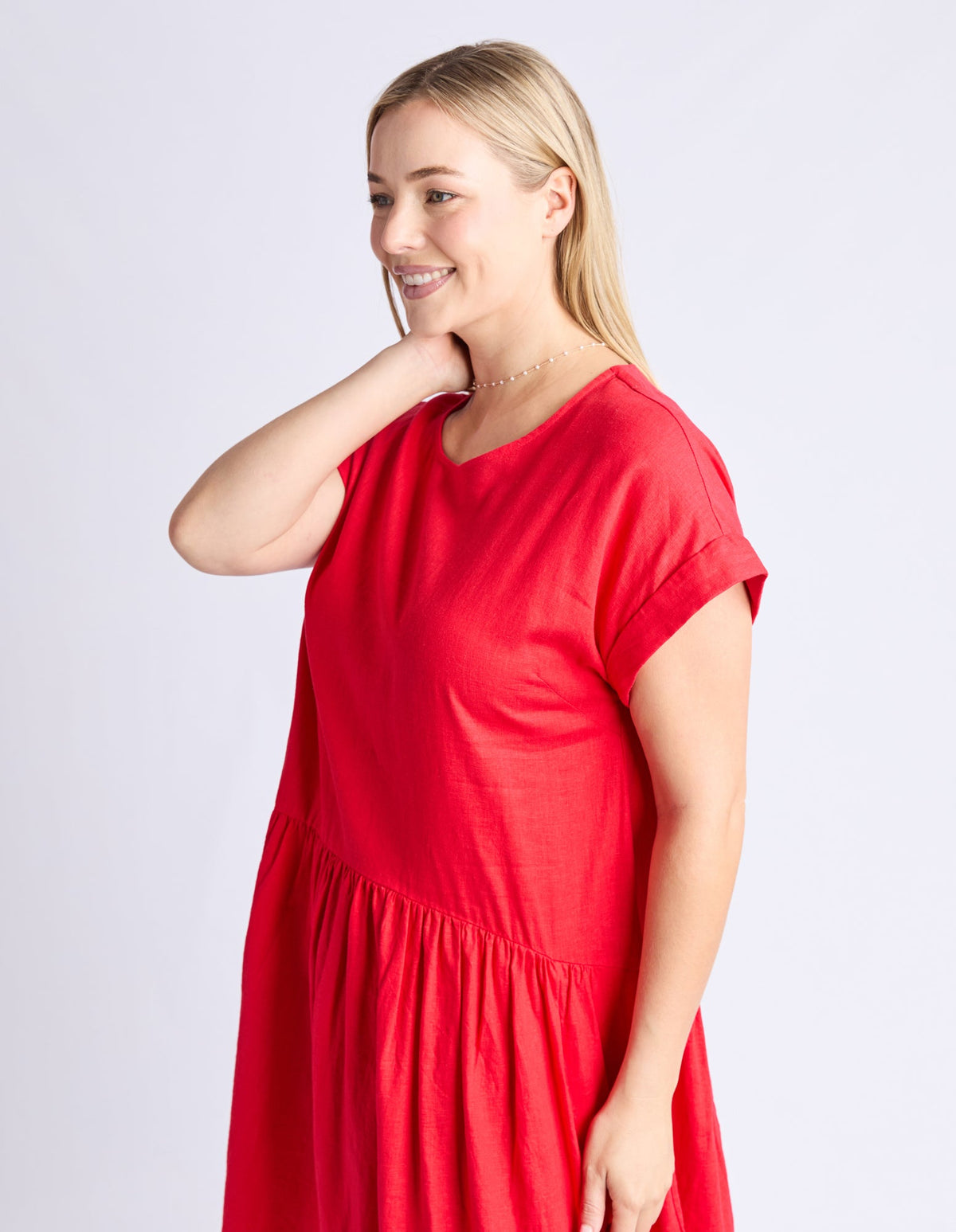 ELM_SUNSET HOUR DRESS POPPY _ SUNSET HOUR DRESS POPPY _ Ebony Boutique NZ