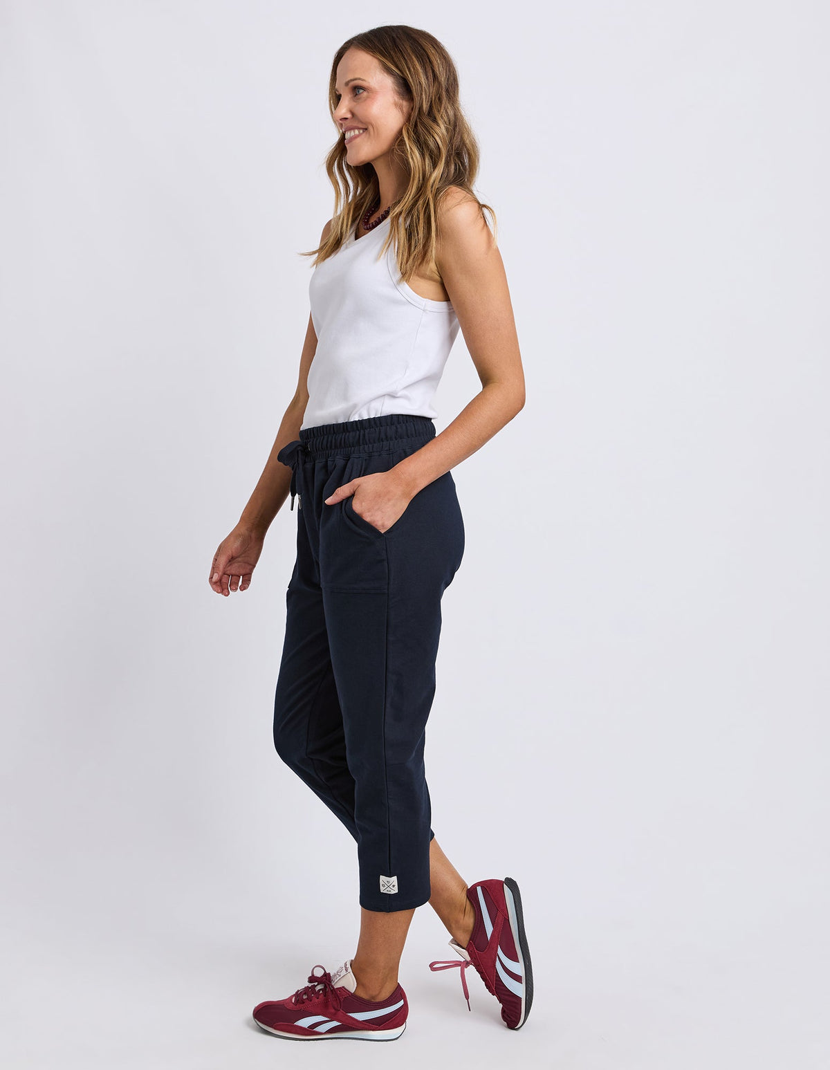 SUTTON TRACKPANT NAVY_by_ELM_women's_in_New Zealand_ SUTTON TRACKPANT NAVY _