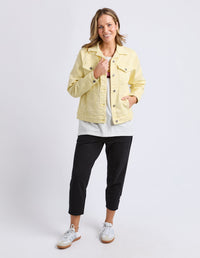 TILLY JACKET PALE LEMON_by_ELM_women's_in_New Zealand_ TILLY JACKET PALE LEMON _