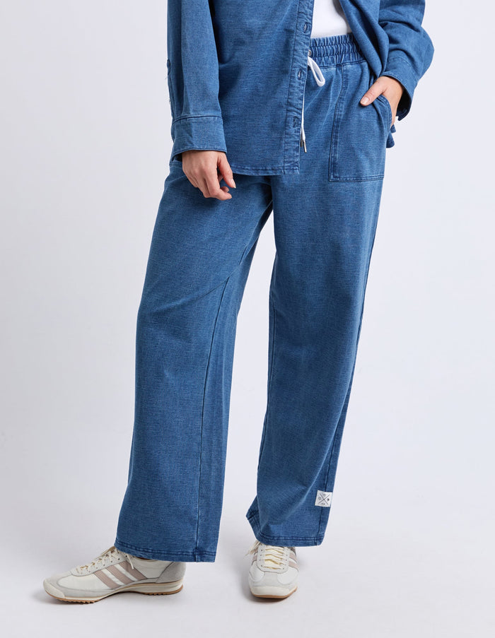 VALERIE TRACKPANT BLUE_by_ELM_women's_in_New Zealand_ VALERIE TRACKPANT BLUE _