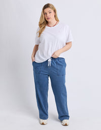 VALERIE TRACKPANT BLUE_by_ELM_women's_in_New Zealand_ VALERIE TRACKPANT BLUE _