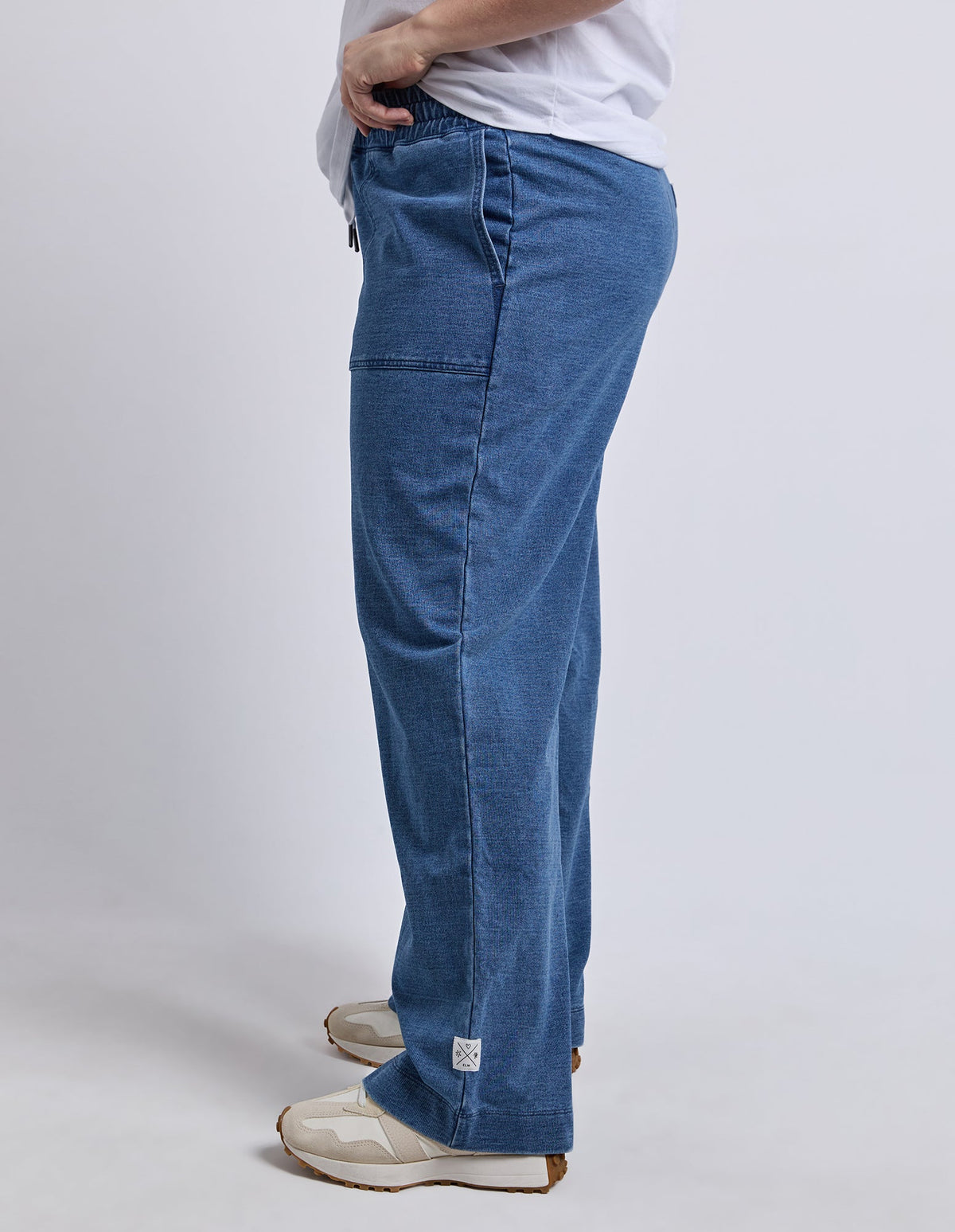 VALERIE TRACKPANT BLUE_by_ELM_women's_in_New Zealand_ VALERIE TRACKPANT BLUE _