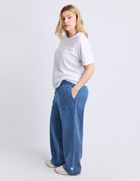 VALERIE TRACKPANT BLUE_by_ELM_women's_in_New Zealand_ VALERIE TRACKPANT BLUE _