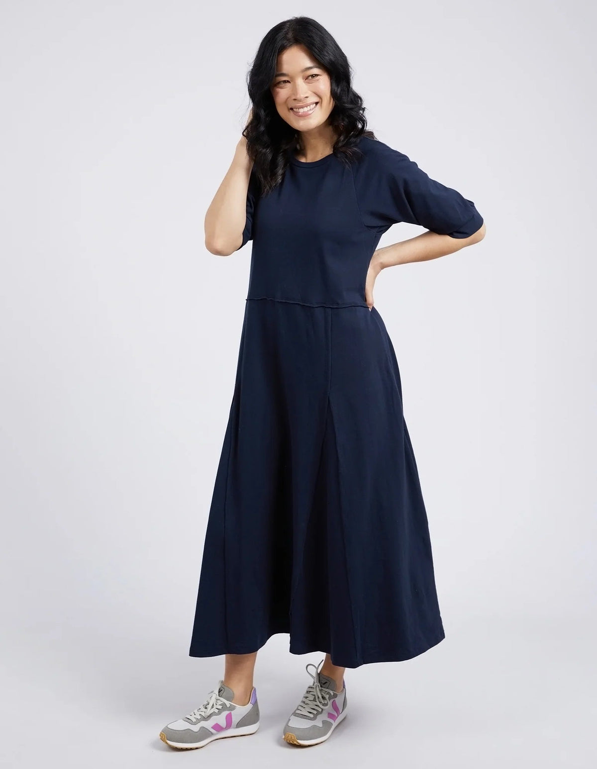 ELM_YORK MIDI DRESS _ YORK MIDI DRESS _ Ebony Boutique NZ