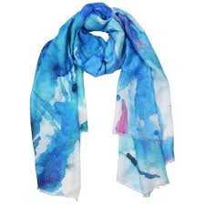 ENHANCE_BOOLOUMBA SCARF BLUE _ BOOLOUMBA SCARF BLUE _ Ebony Boutique NZ