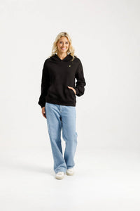 ALPINE ELLIOT HOODIE BLACK WITH GOLD
