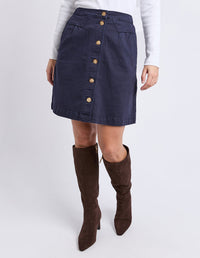 AMANDA SKIRT NAVY_by_FOXWOOD_women's_in_New Zealand_ AMANDA SKIRT NAVY _