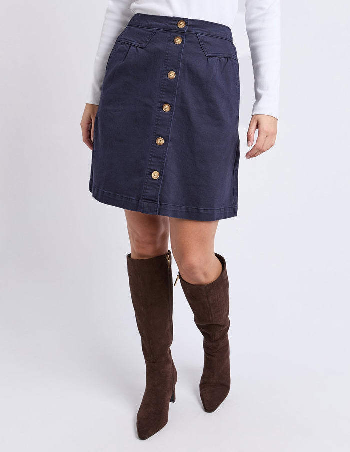 AMANDA SKIRT NAVY_by_FOXWOOD_women's_in_New Zealand_ AMANDA SKIRT NAVY _