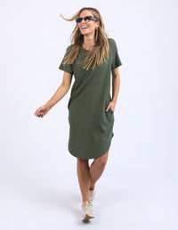FOXWOOD_BAY DRESS KHAKI _ BAY DRESS KHAKI _ Ebony Boutique NZ