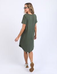 FOXWOOD_BAY DRESS KHAKI _ BAY DRESS KHAKI _ Ebony Boutique NZ