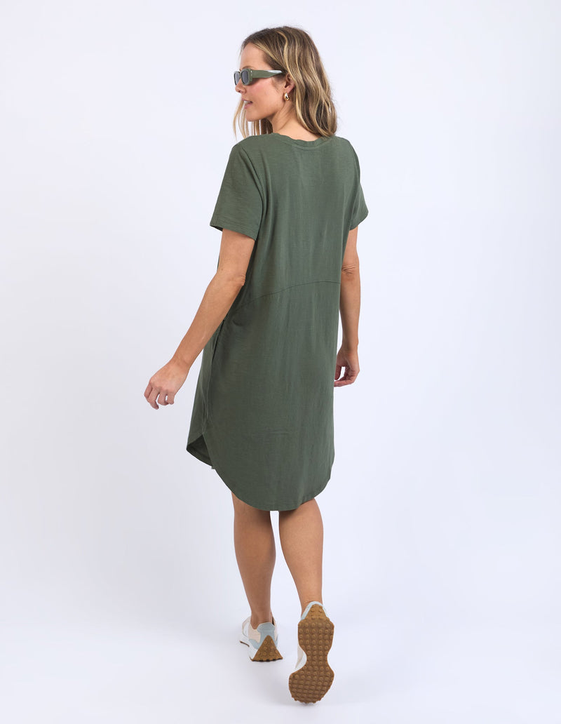 FOXWOOD_BAY DRESS KHAKI _ BAY DRESS KHAKI _ Ebony Boutique NZ