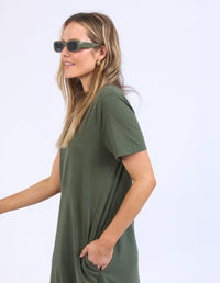 FOXWOOD_BAY DRESS KHAKI _ BAY DRESS KHAKI _ Ebony Boutique NZ